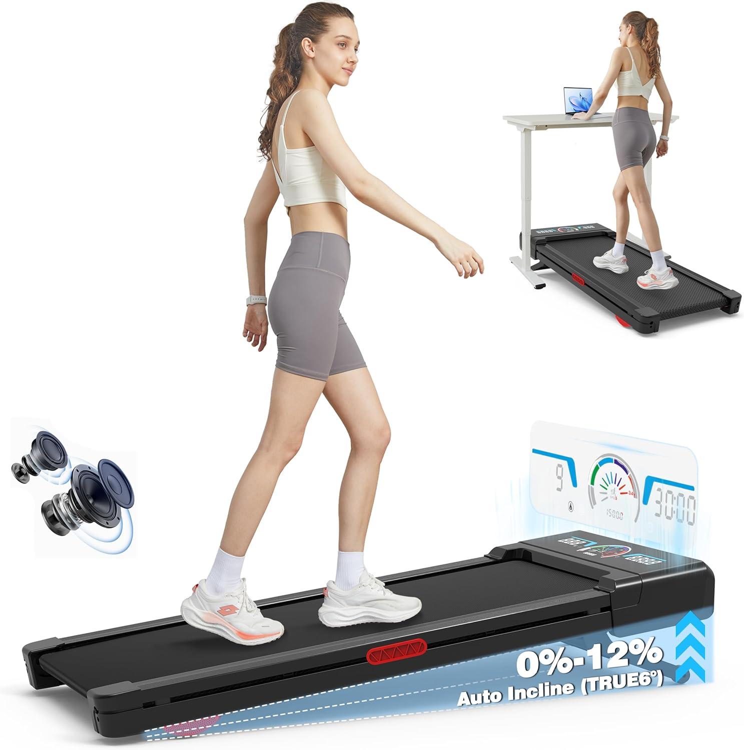 Best Walking Pad Treadmill – 12% Incline, 450 lbs Capacity Review